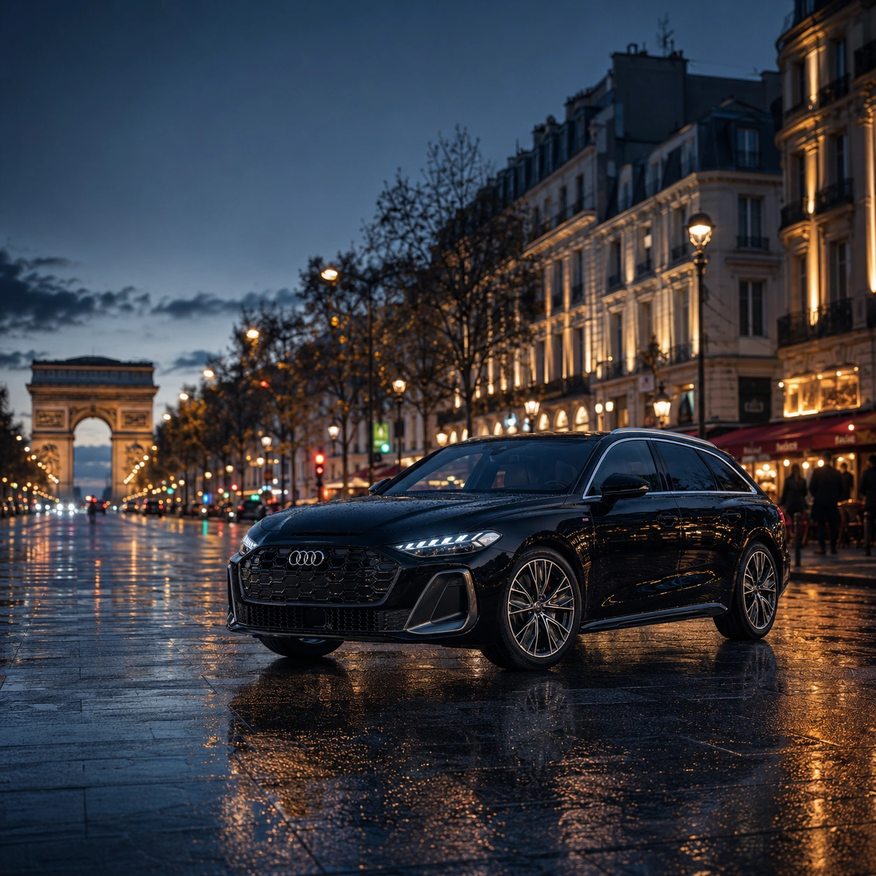 Audi A5 Avant à Paris — visuel d'ambiance Bauer Days